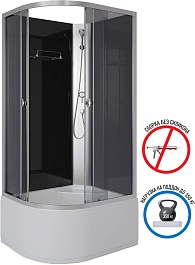 Niagara Душевая кабина Eco E100/80/40R/TN/BK – фотография-1